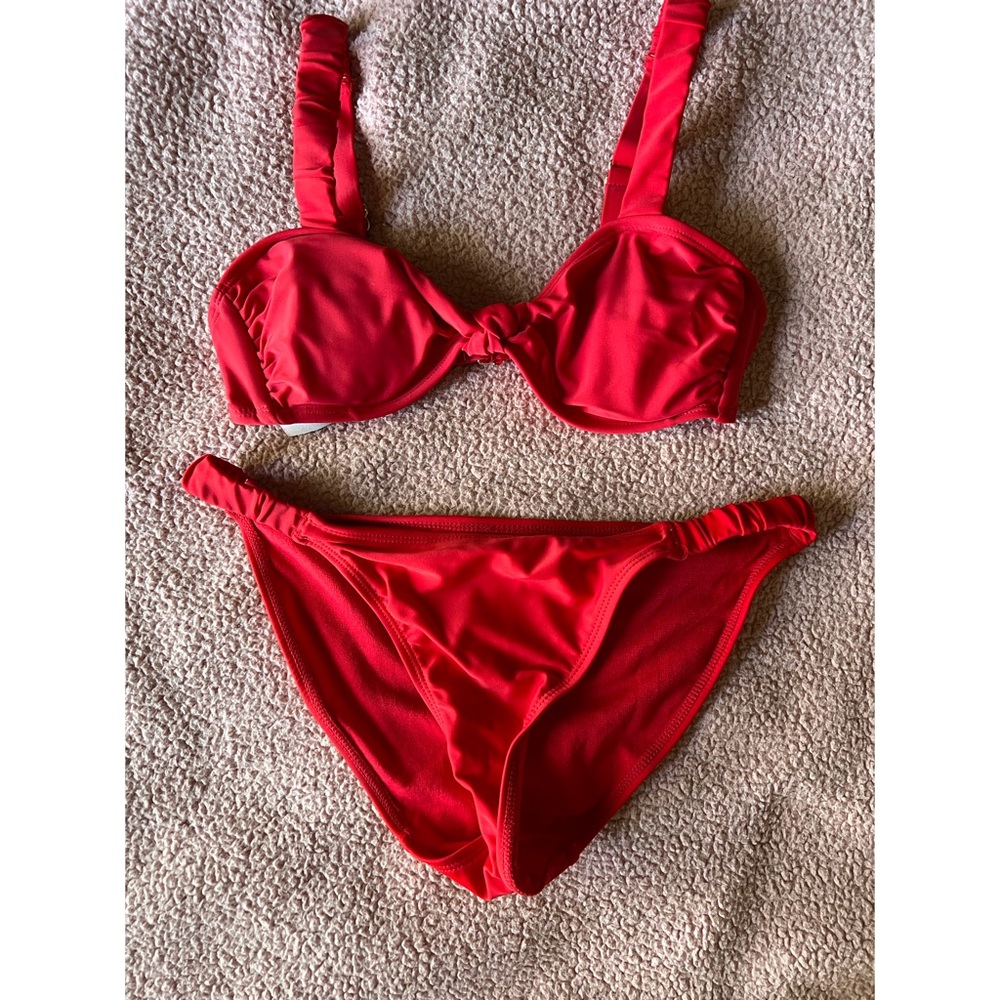 red bikini